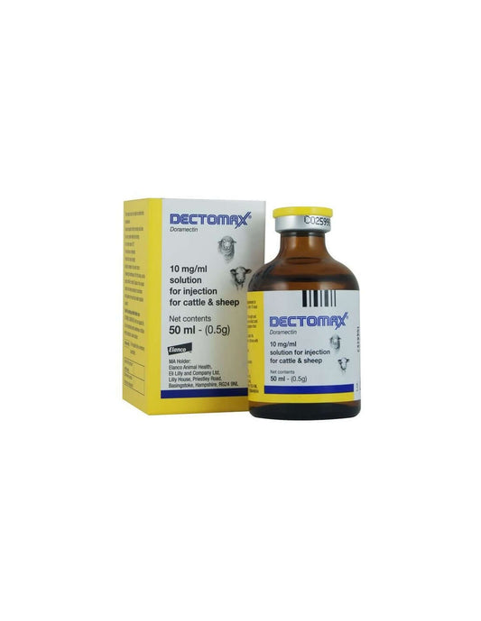 Dectomax Injectable 50ml - Effective Parasite Treatment for Livestock