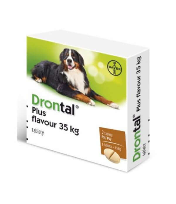 Drontal Plus 35kg - Anthelmintic Tablets for Dogs