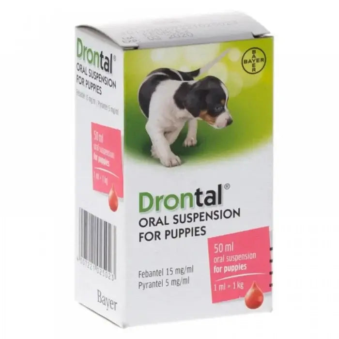 Drontal Puppy 50 ml - Effective Deworming Solution for Puppies