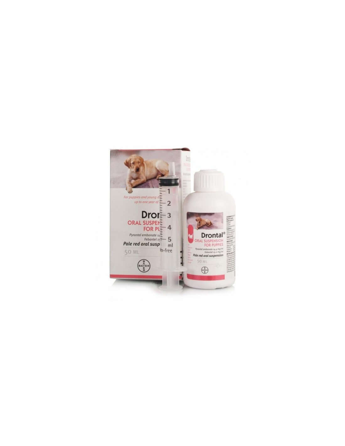 Drontal Puppy 50 ml - Effective Deworming Solution for Puppies