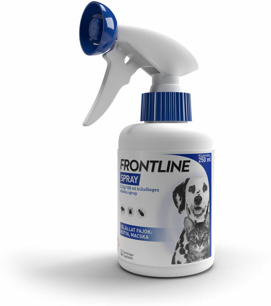 FRONTLINE Spray 250ml - Fast & Effective Flea and Tick Treatment for Pets