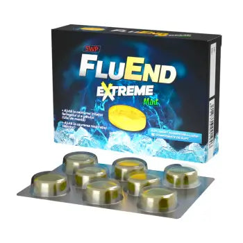 FluEnd Extreme - 16 Tablets for Cold & Flu Relief by Sun Wave Pharma