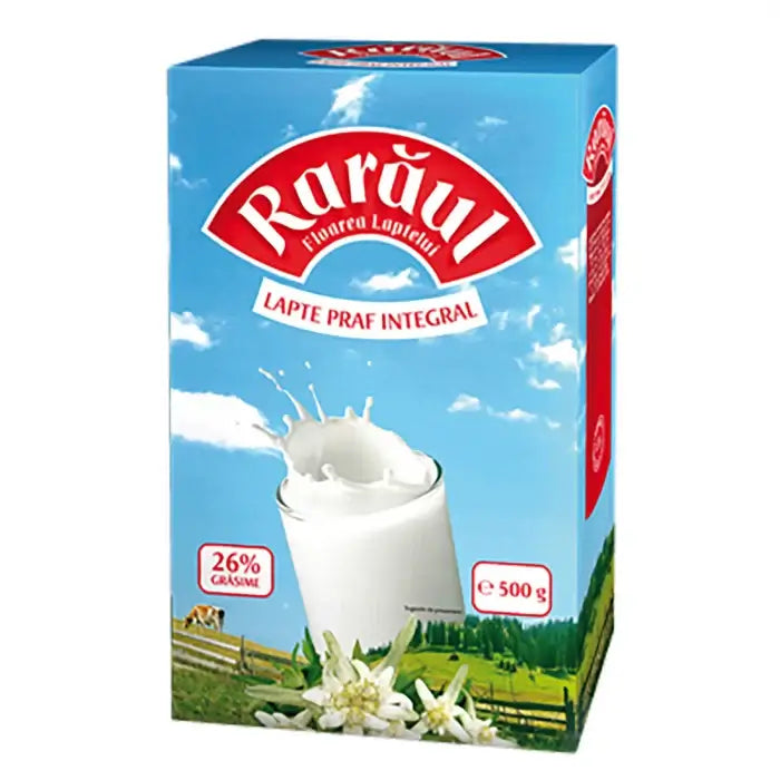 RARĂUL Whole Milk Powder 26% - 500g - 100% Natural Quality