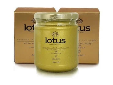 Confiture Aphrodisiaque, LOTUS VIP unisexe, pour puissance, augmentation de la libido et des performances, 240g NATUREL