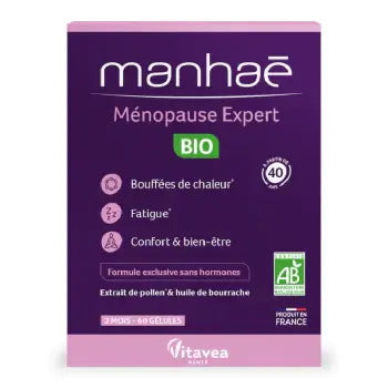 Menopause Expert BIO - 60 Vegetable Capsules by Manhae for Menopause Relief