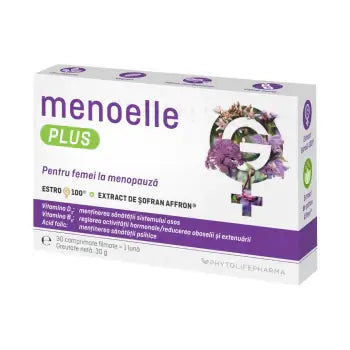 Menoelle Plus - 30 Tablets for Menopause Support by Phytolife Pharma