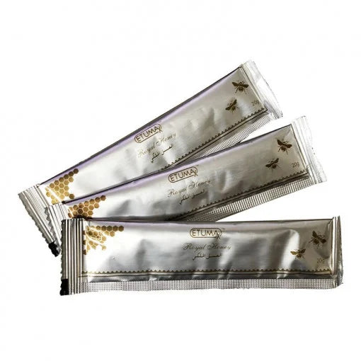 Royal Honey Miel Aphrodisiaque pour Stimulation de la Libido, 12 sachets de 20 g