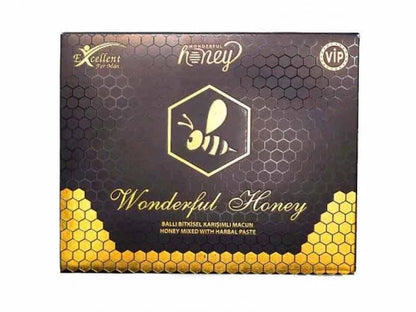 Turkish Honey Aphrodisiac, Wonderful Honey for potency and libido, unisex, 1 box x 12 sachets