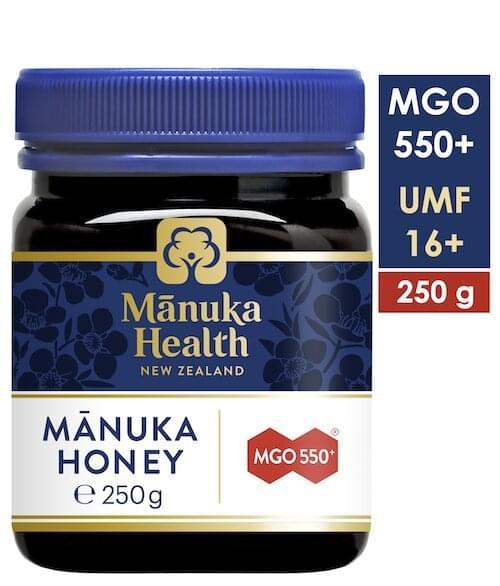 MANUKA-HONIG MGO 550+ (250 g) Manuka Health aus Neuseeland – DAS STÄRKSTE NATÜRLICHE ANTIBAKTERIELLE MITTEL