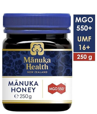 MANUKA HONEY MGO 550+ (250g) Manuka Health from New Zealand - THE MOST POWERFUL NATURAL ANTIBACTERIAL