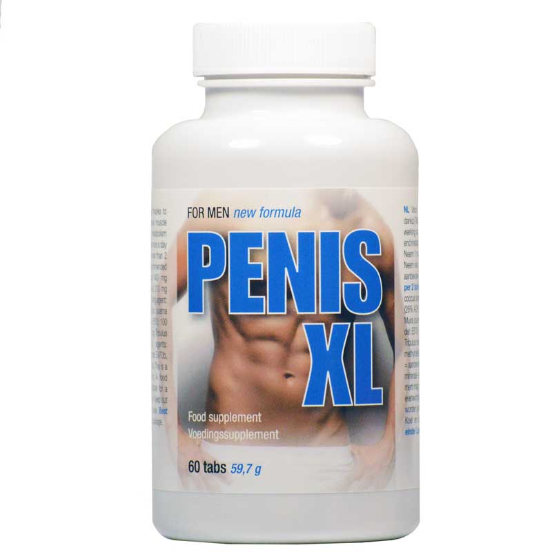 Capsules Penis XL, pour l'agrandissement du pénis et la stimulation de l'érection, 60 capsules