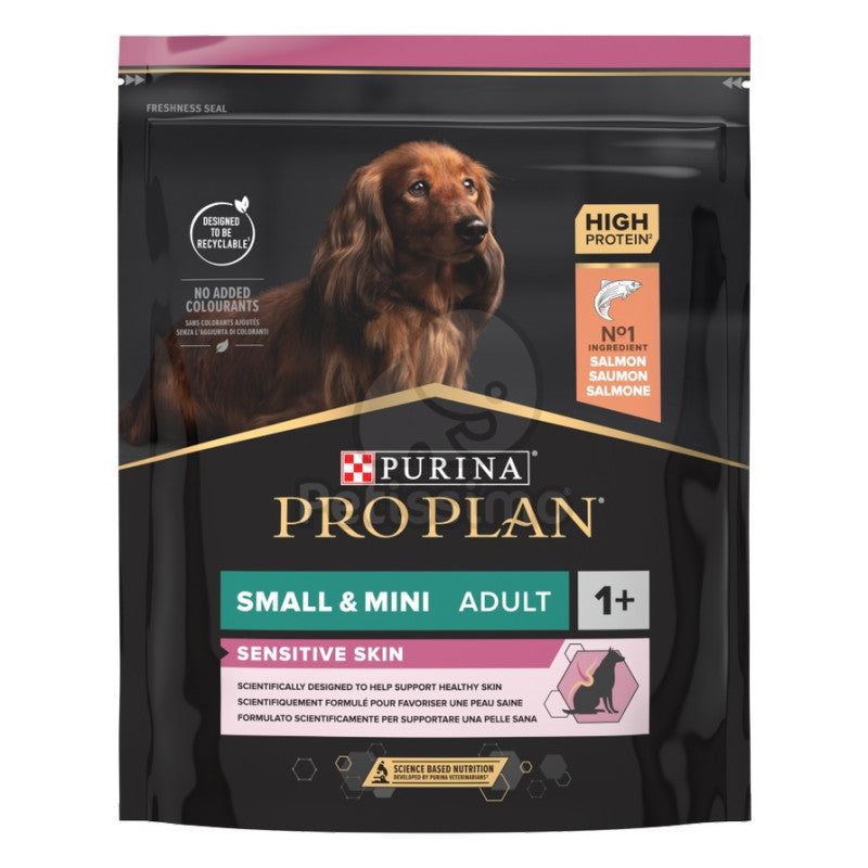 PURINA PRO PLAN SMALL UND MINI ERWACHSENE EMPFINDLICHE HAUT – 3 KG