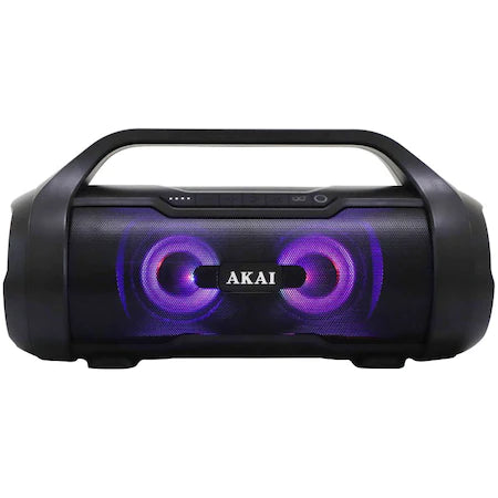 Akai ABTS-50 Portable Bluetooth Speaker – 18W, Waterproof, FM Radio