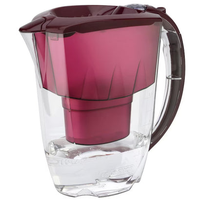 Aquaphor Amethyst Mug filtrant avec 3 filtres, rouge