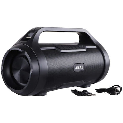 TRAGBARER LAUTSPRECHER, BLUETOOTH, 18 W, WASSERDICHT AKAI ABTS-50, FM-RADIO, USB, SD-KARTE