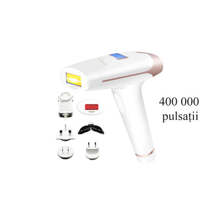 IPL EvoSmart™ RX Epilierer, Für schmerzlose, endgültige Haarentfernung, IPL-Technologie, 5 Intensitätsstufen, Für Frauen und Männer, SmartSkin Hautsensor, Automatikmodus, Mit Display, 400.000 Impulse