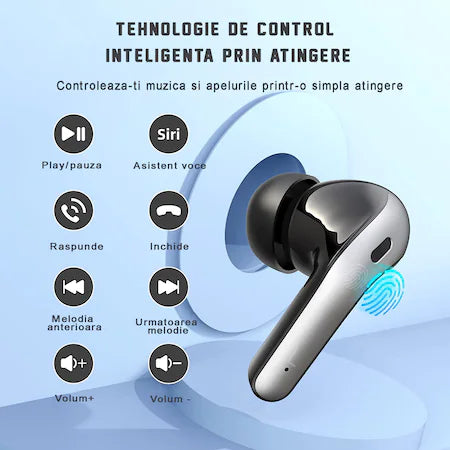 CASQUE AUDIO SANS FIL GO4FIT,BLUETOOTH 5.0, COMMANDE TACTILE, AFFICHAGE LED, AUTONOMIE 30h