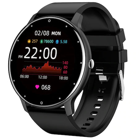 MONTRE INTELLIGENTE ET BRACELET FITNESS GO4FIT, MODÈLE GF03, APPEL, SMS, RÉSEAUX SOCIAUX, ACTIVITÉ PSHYCALE, SURVEILLANCE DU SOMMEIL, FRÉQUENCE CARDIAQUE, PODOMÈTRE, LECTEUR DE MUSIQUE, RÉSISTANT À L'EAU