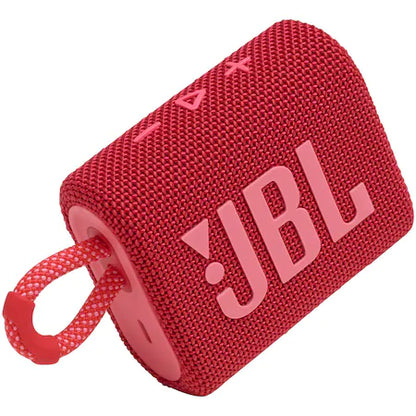 JBL Go 3 Eco TRAGBARER LAUTSPRECHER, BLUETOOTH. IP67, 5H, VERSCHIEDENE FARBEN