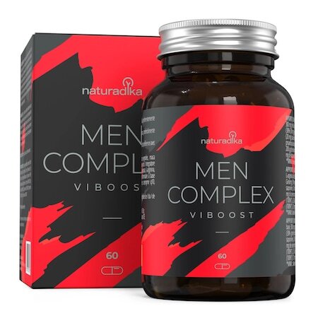 COMPLEXE VIBOOST MEN, PIILS POUR LA PUISSANCE ET LA VIRILITÉ, VIAGRA NATUREL, 60 CAPSULES - NATURADIKA