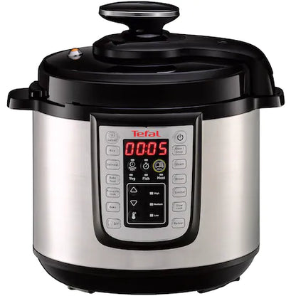 Tefal CY505E30 Electric Pressure Multicooker – 1200W, 5.8L, Black