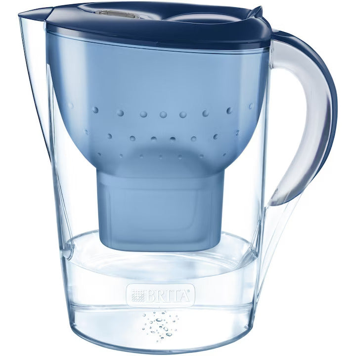 Pack de démarrage tasse filtrante Brita Marella XL, 3,5L, bleu + 2 filtres Maxtra PRO