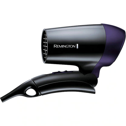 Travel Hair dryer Remington D2400, 1400 W, Black-Blue