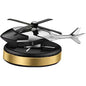 PROMO DIFFUSER CAR AIR FRESHENER WITH SOLAR CHARGE, NON SLIP BASE + BONUS ESSENTIAL OIL  - HELICOPTER MODEL