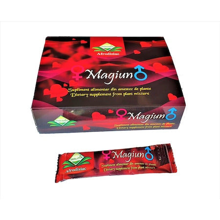 THEMRA MAGIUN APHRODISIAC, 12 SACHETS - 12gr, 100% NATUREL POUR ELLE ET LUI, SUPPLÉMENT DE PUISSANCE, AUGMENTATION DE LA LIBIDO