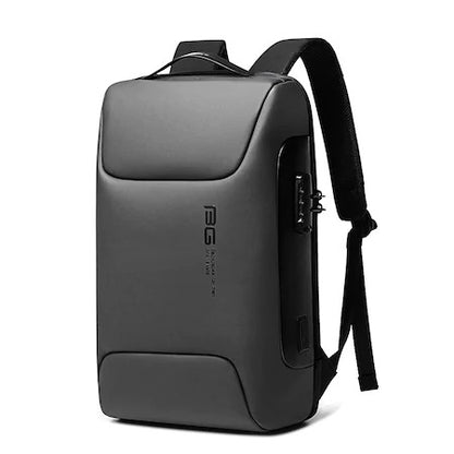 Bange 15.6" Laptop Backpack – Smart Casual, USB Charging Port, Gray