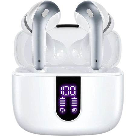 WIRELESS AUDIO HEADPHONES GO4FIT,BLUETOOTH 5.0, TOUCH CONTROL, LED DISPLAY, 30h AUTONOMY