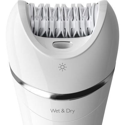 Philips BRE710/00 Wet and Dry Epilator – 32 Tweezers, 5 Accessories