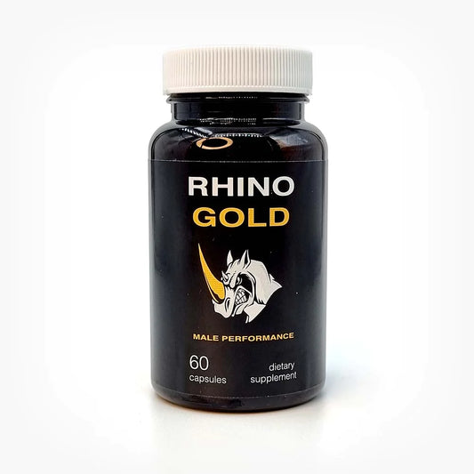 RHINO GOLD XXL Capsules, pour agrandir la zone intime pour homme, 60 capsules