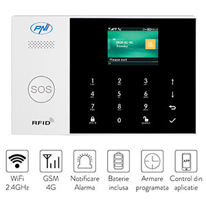 WIRELESS ALARM SYSTEM PNI-HS600 , TUYA CONTROL