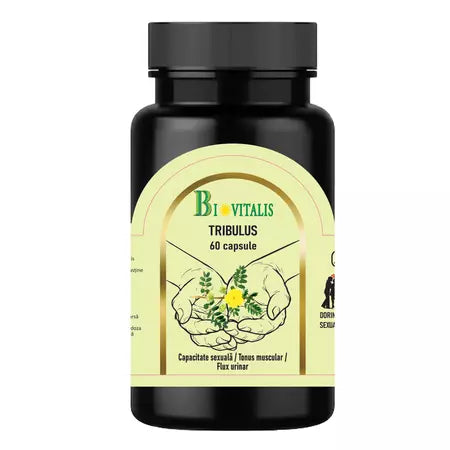 Tribulus Terrestris - 500 mg, 60 Capsules for Potency