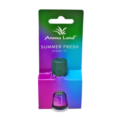 AROMATHERAPY SCENTED OIL , AROMA LAND, SUMMER FRESH, 10 ML