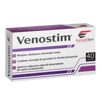 Venostim - 40 Capsules for Healthy Veins by FarmaClass