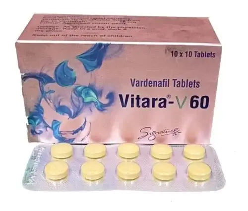 Vitara V60, triple strength erection support, male performance, potency supplement, erectile support, enhanced stamina, sexual health, vitality boost, long-lasting performance