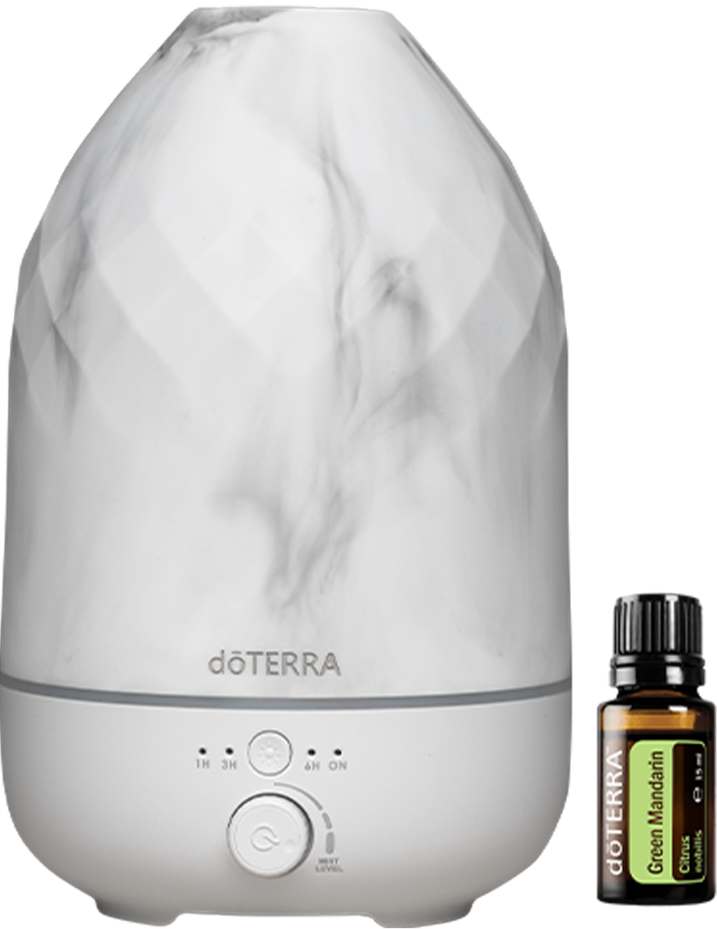 Volo™ Diffusor, doTERRA, Marmor - Kostenloses ätherisches Öl Mandarin Green von doTERRA, 15 ml